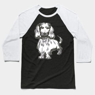 Guardian Angel Wire-haired Dachshund Dachshund Baseball T-Shirt